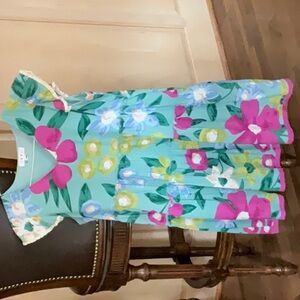 THML Pink and Green Sleeveless Sundress